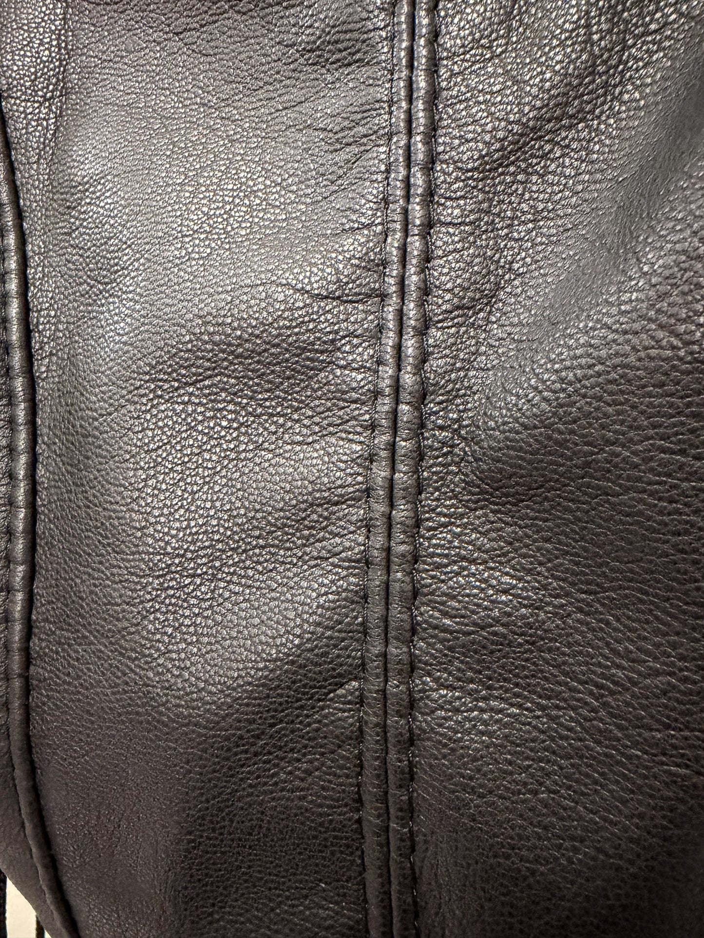 RIB BREAKER - Black Leather Bustier