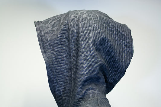 BLACK LEOPARD - MICRO HOODIE