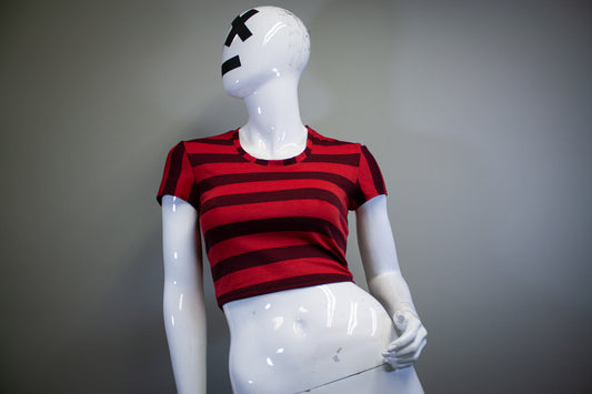 WINE & CHERRY CROP TOP