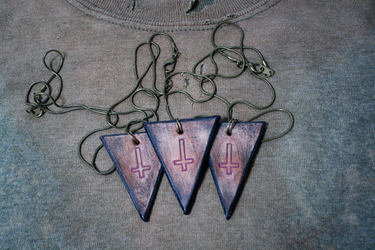 INVERTED CROSS - DYSTOPIAN TRINKET NECKLACE