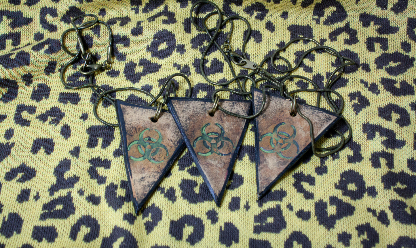 BIO-HAZARD - DYSTOPIAN TRINKET NECKLACE
