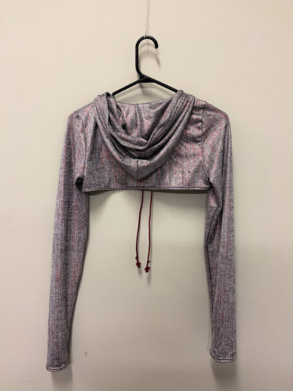 SILVER STATIC - Micro Hoodie