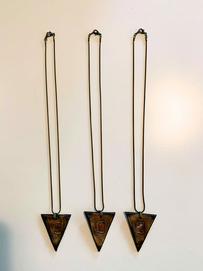BEER STEIN NECKLACE - Embossed Leather