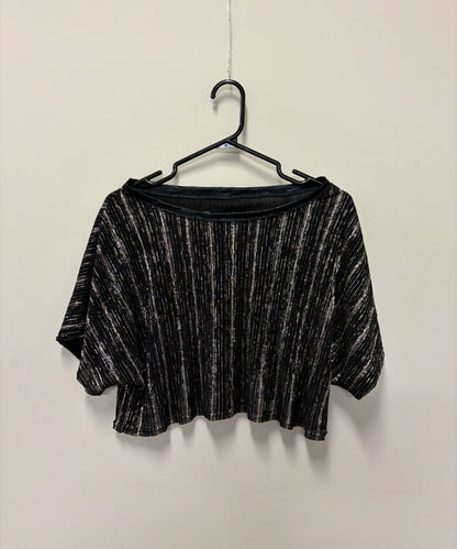 DIGITAL RAIN - Draped Crop