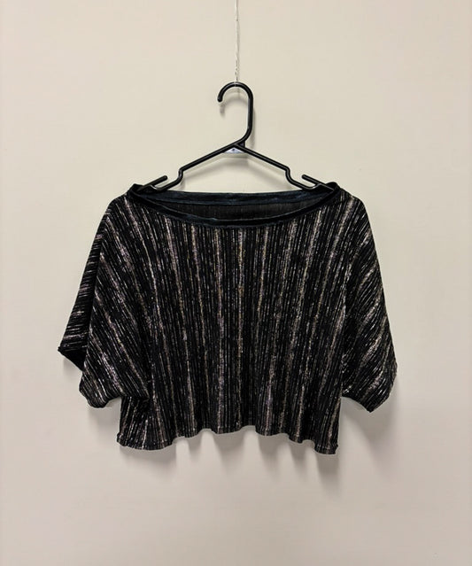 DIGITAL RAIN - Draped Crop