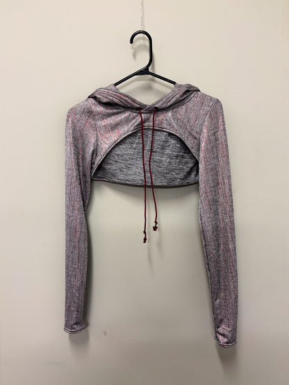 SILVER STATIC - Micro Hoodie