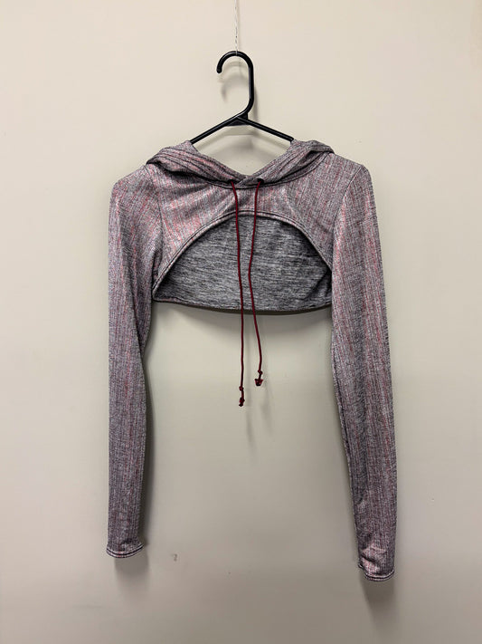 SILVER STATIC - Micro Hoodie