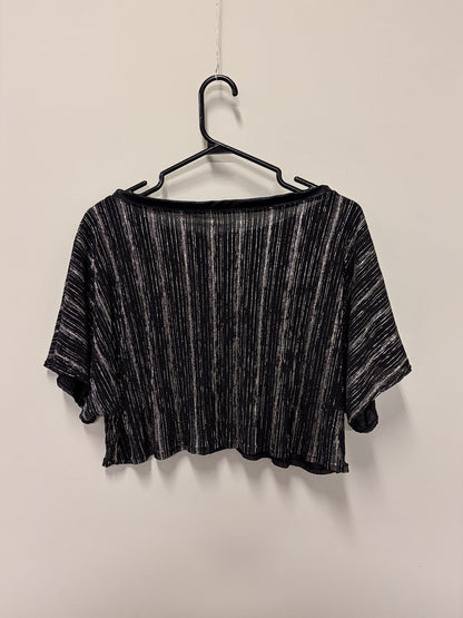 DIGITAL RAIN - Draped Crop