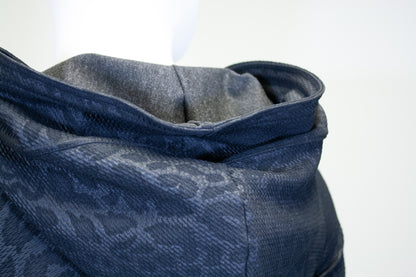 BLACK LEOPARD - MICRO HOODIE