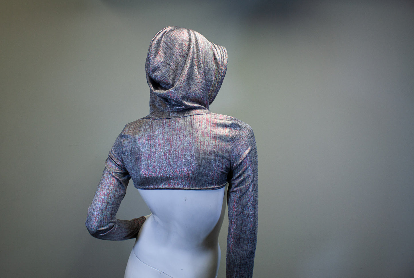 SILVER STATIC - MICRO HOODIE