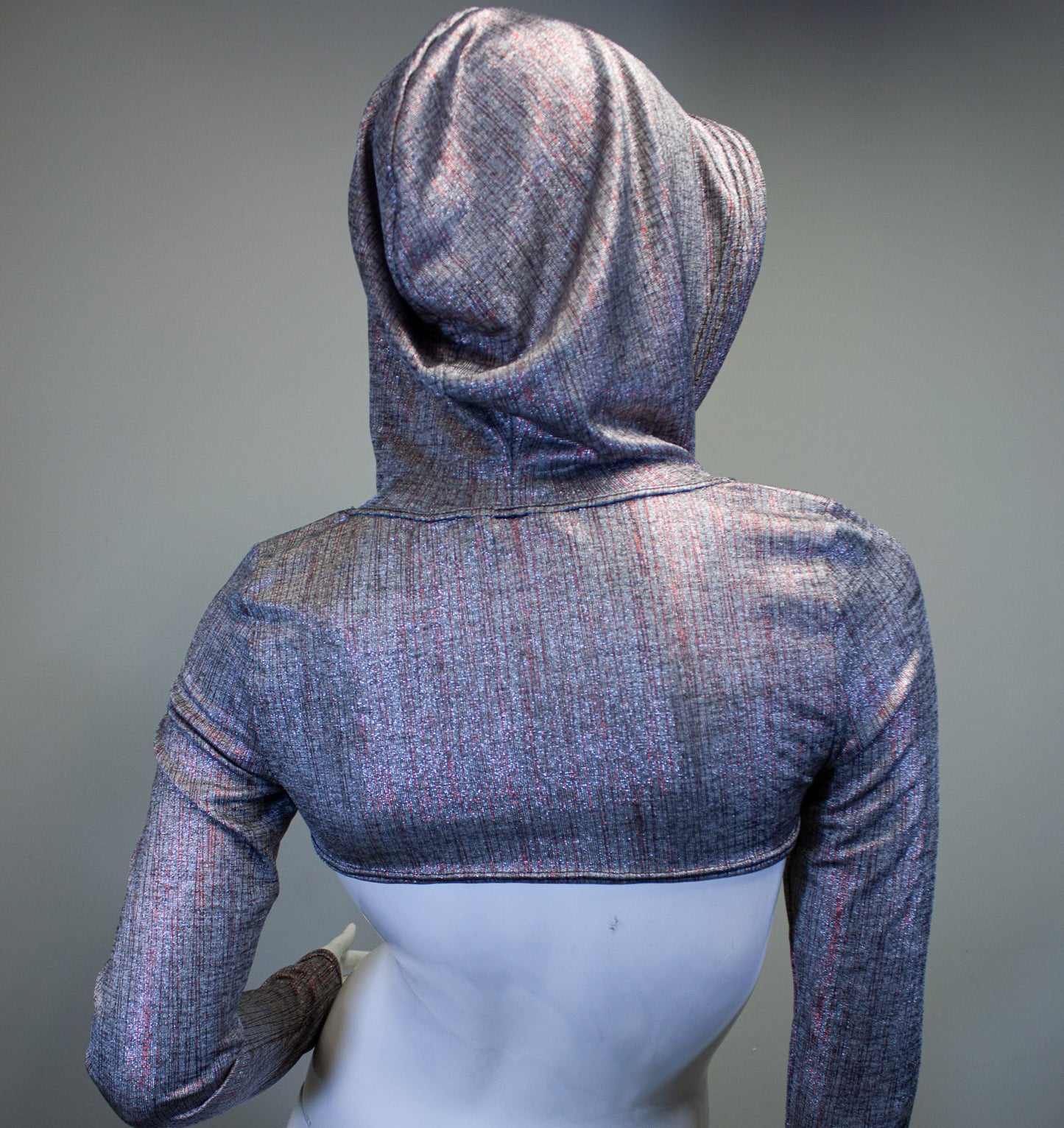 SILVER STATIC - MICRO HOODIE