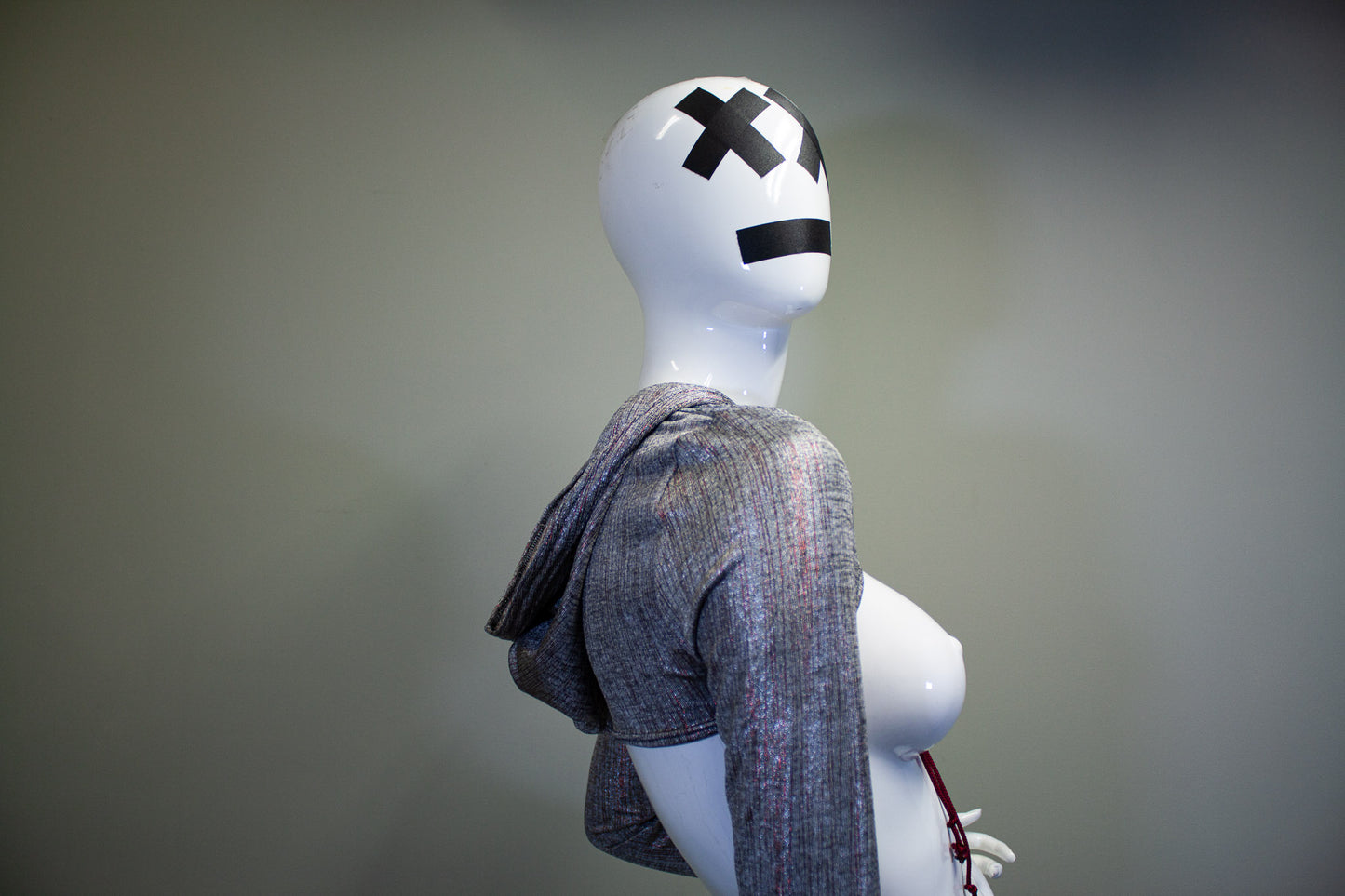 SILVER STATIC - MICRO HOODIE
