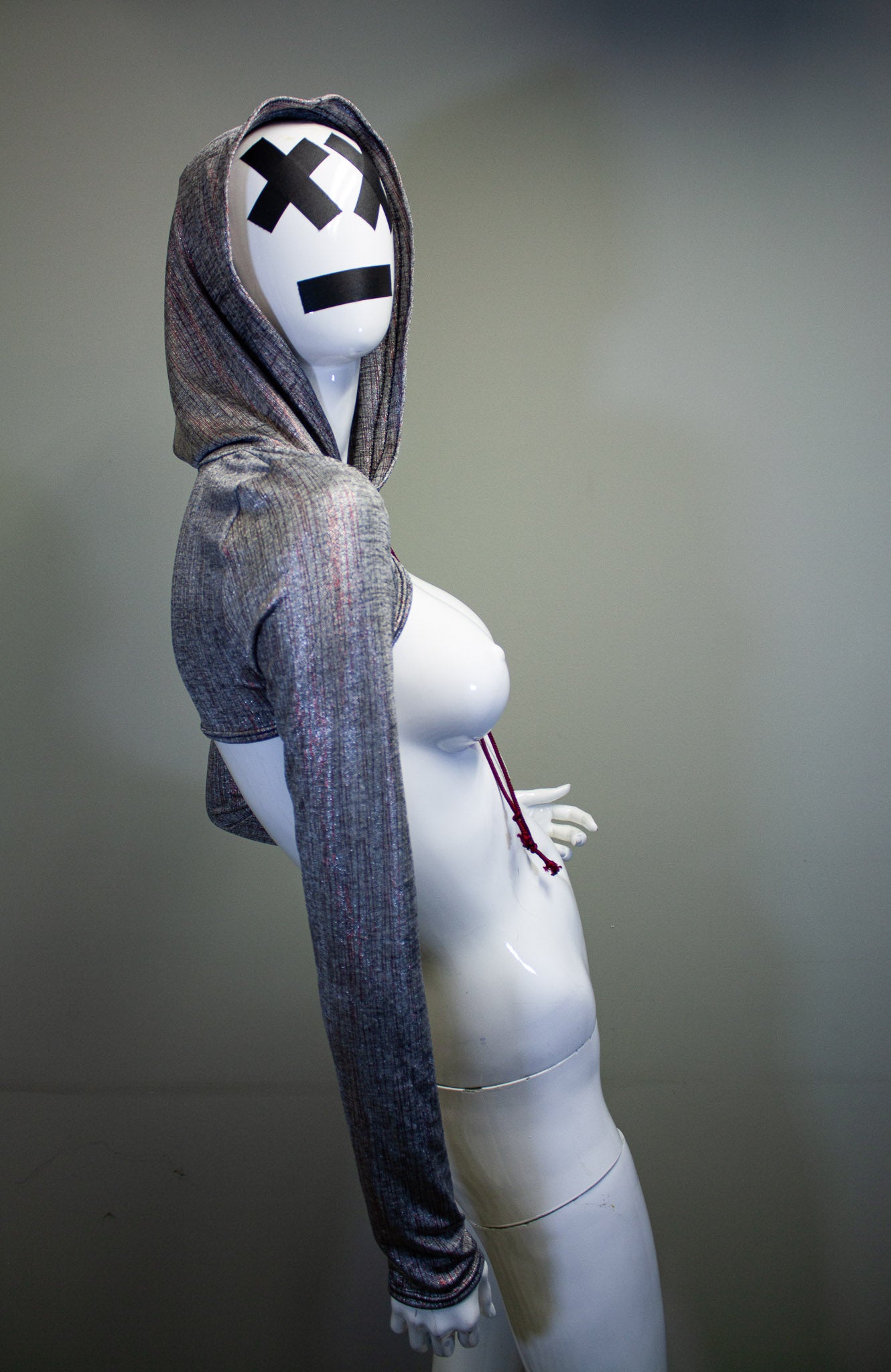 SILVER STATIC - MICRO HOODIE