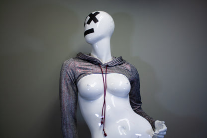 SILVER STATIC - MICRO HOODIE