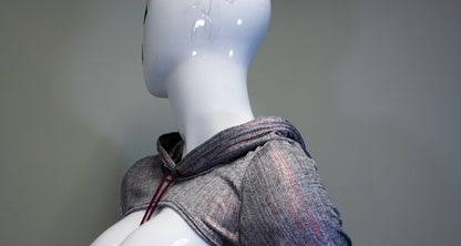 SILVER STATIC - MICRO HOODIE