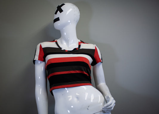 RETRO STRIPES - CROP TOP