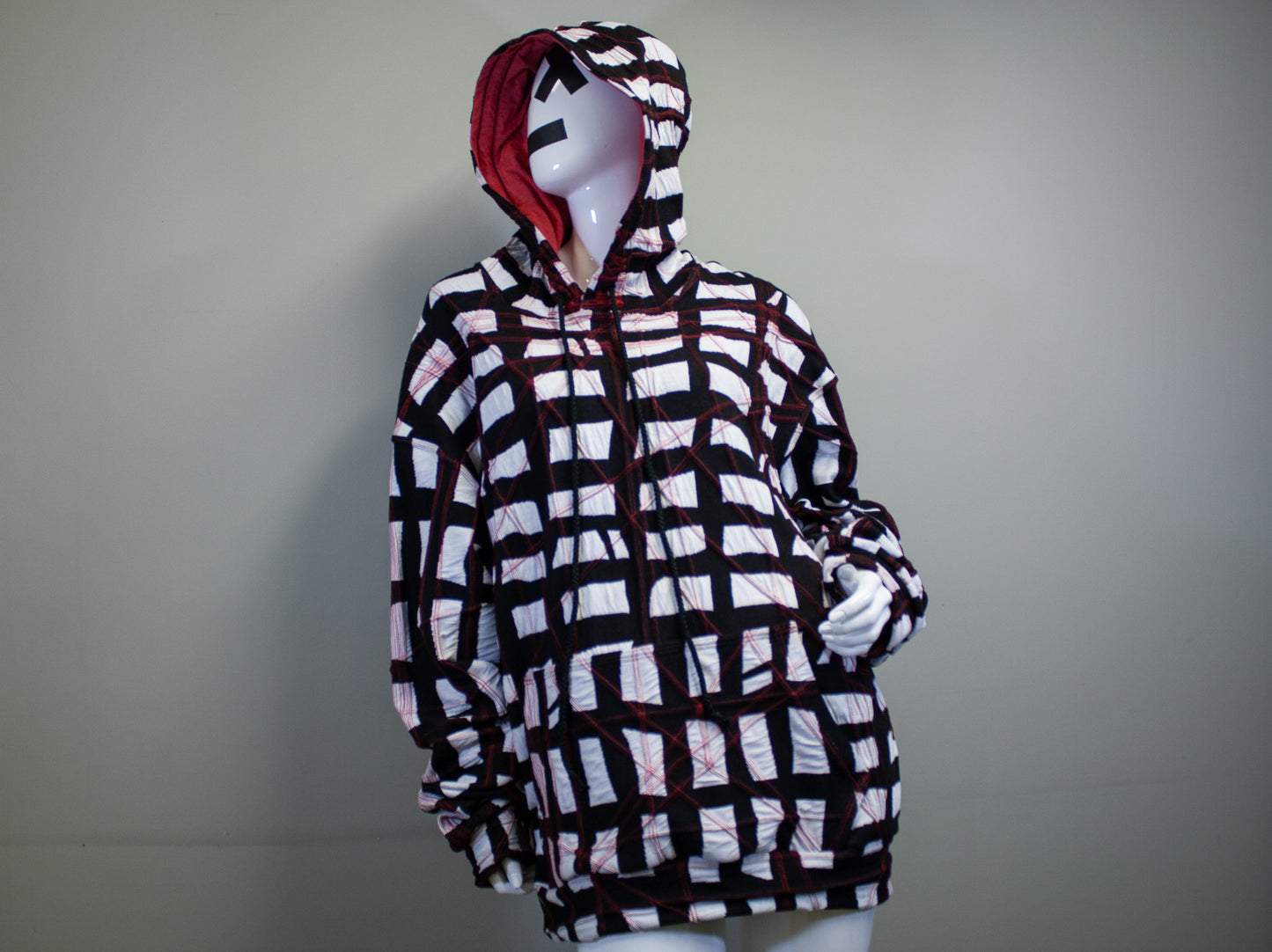 GRIDLOCKED OVERSIZE HOODIE