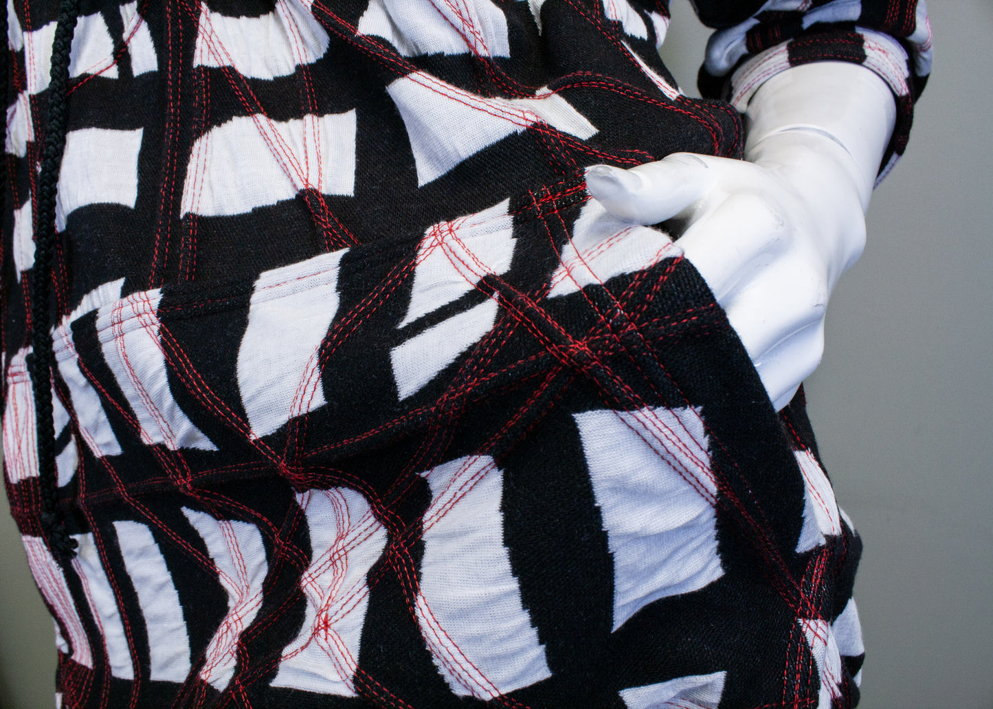 GRIDLOCKED OVERSIZE HOODIE