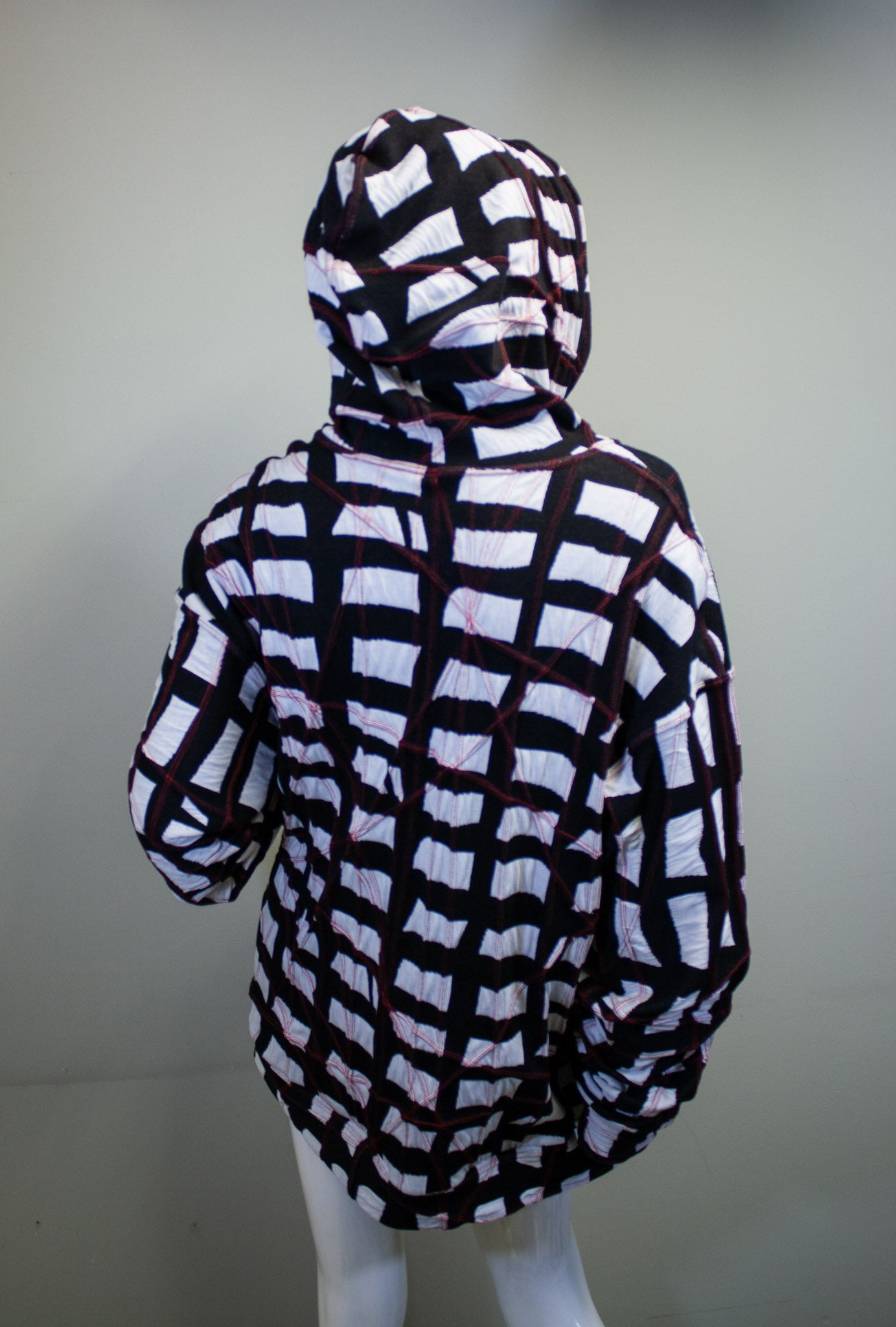 GRIDLOCKED OVERSIZE HOODIE