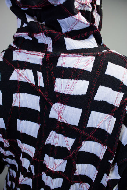 GRIDLOCKED OVERSIZE HOODIE