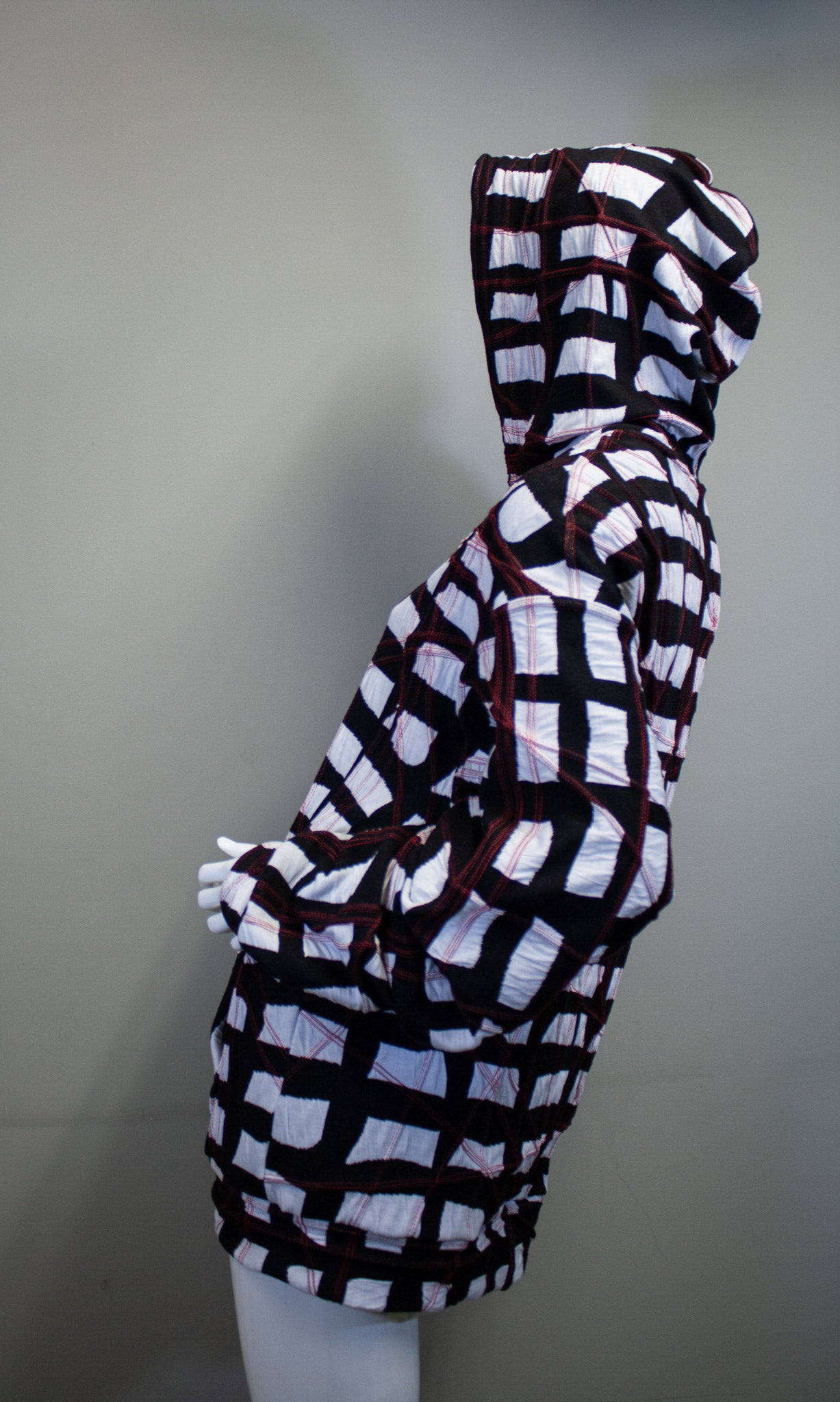 GRIDLOCKED OVERSIZE HOODIE