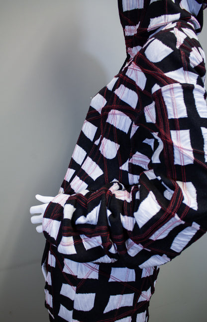 GRIDLOCKED OVERSIZE HOODIE