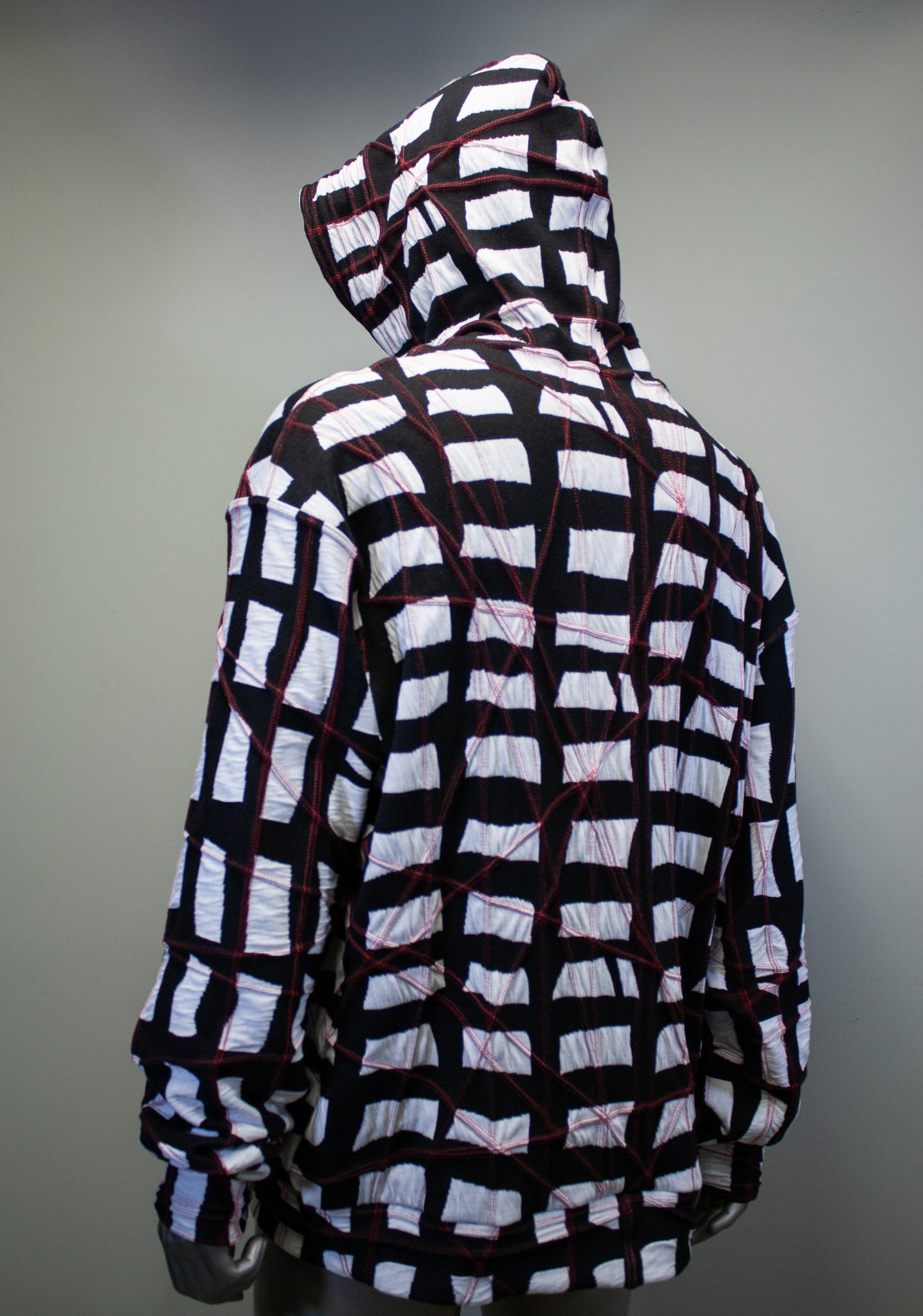 GRIDLOCKED OVERSIZE HOODIE