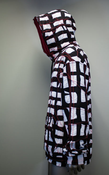 GRIDLOCKED OVERSIZE HOODIE