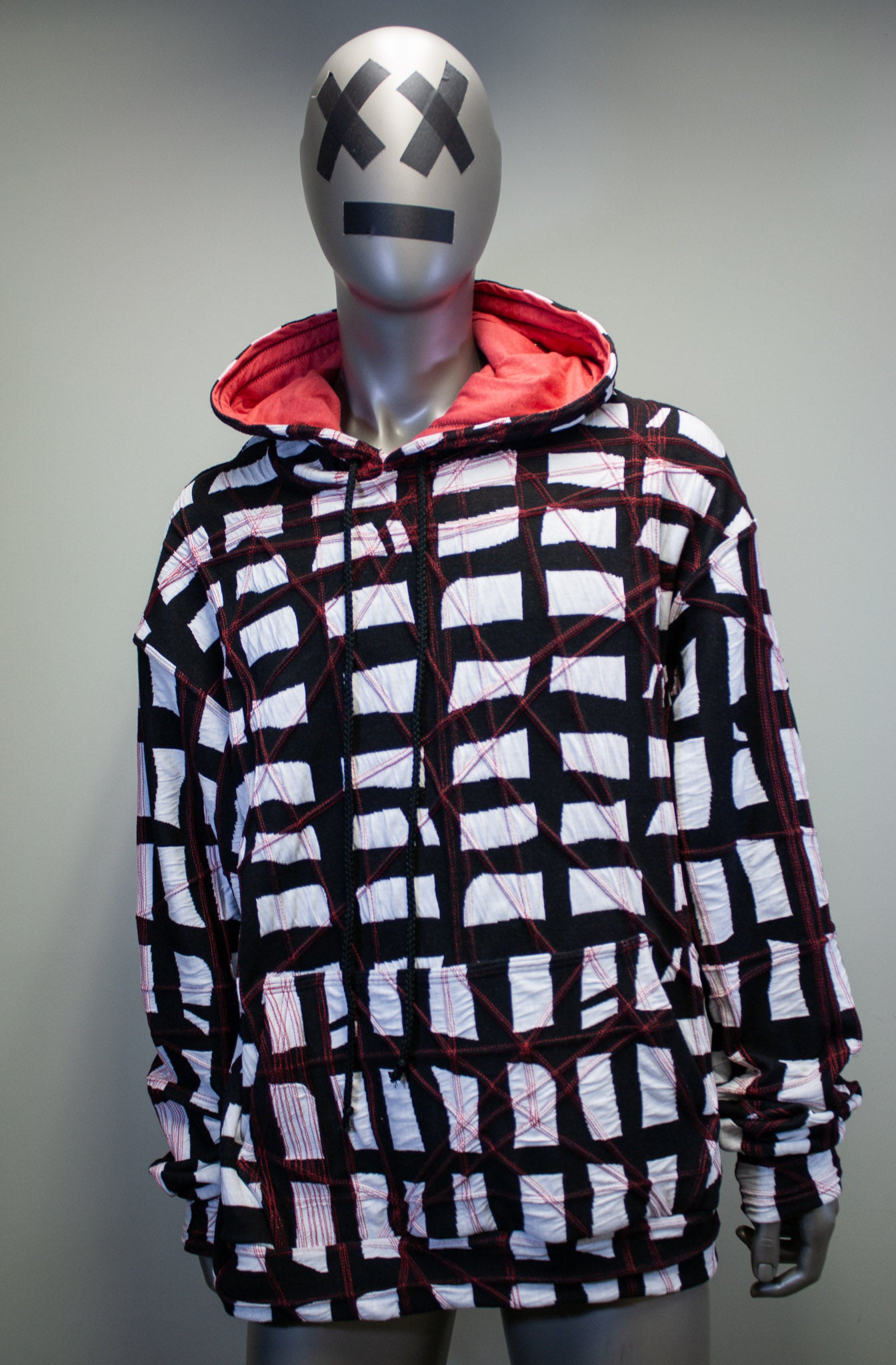 GRIDLOCKED OVERSIZE HOODIE