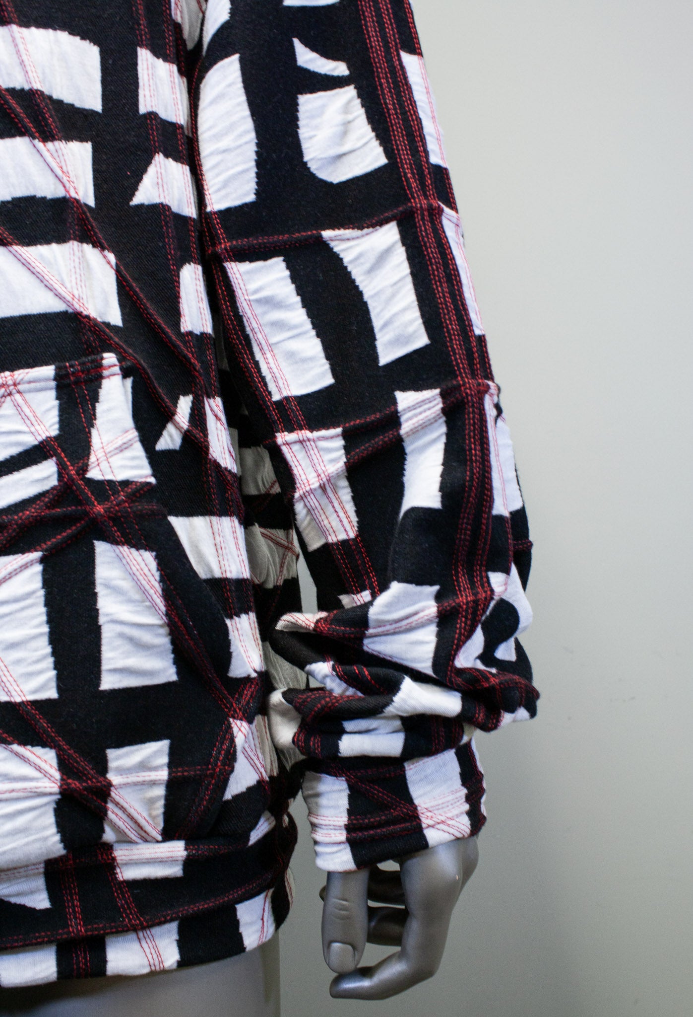 GRIDLOCKED OVERSIZE HOODIE