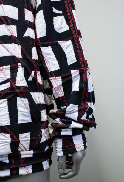 GRIDLOCKED OVERSIZE HOODIE