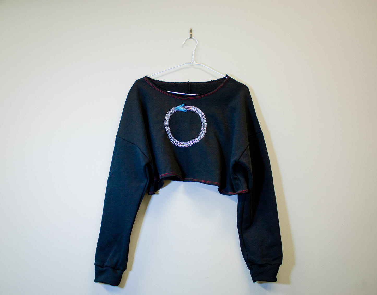*SAMPLE SALE* ABSTRACT OUROBOROS SWEATER