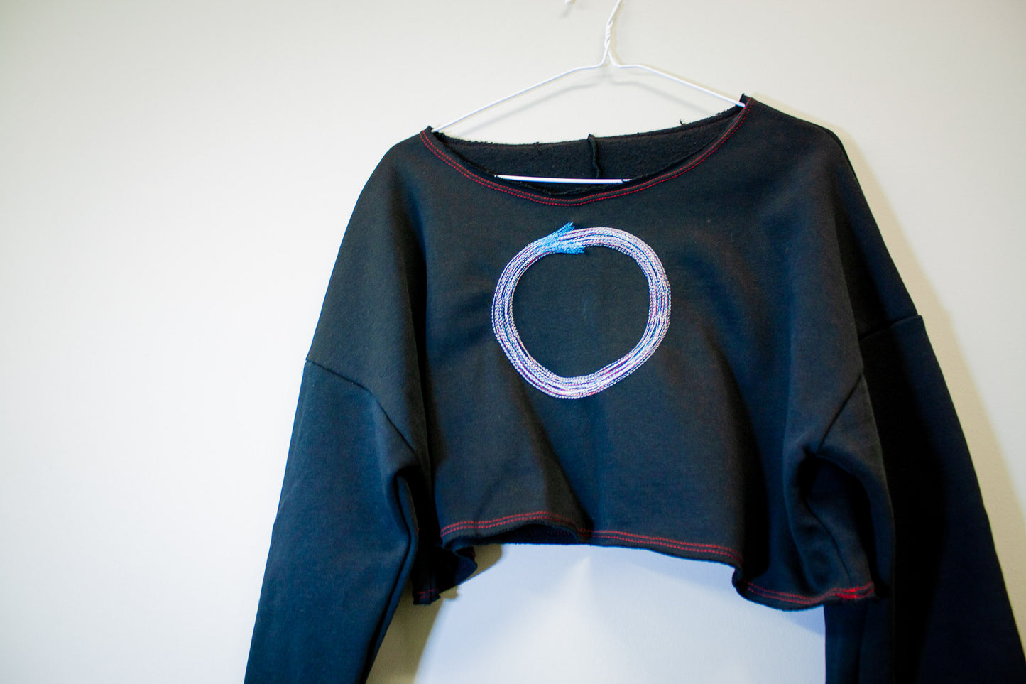 *SAMPLE SALE* ABSTRACT OUROBOROS SWEATER