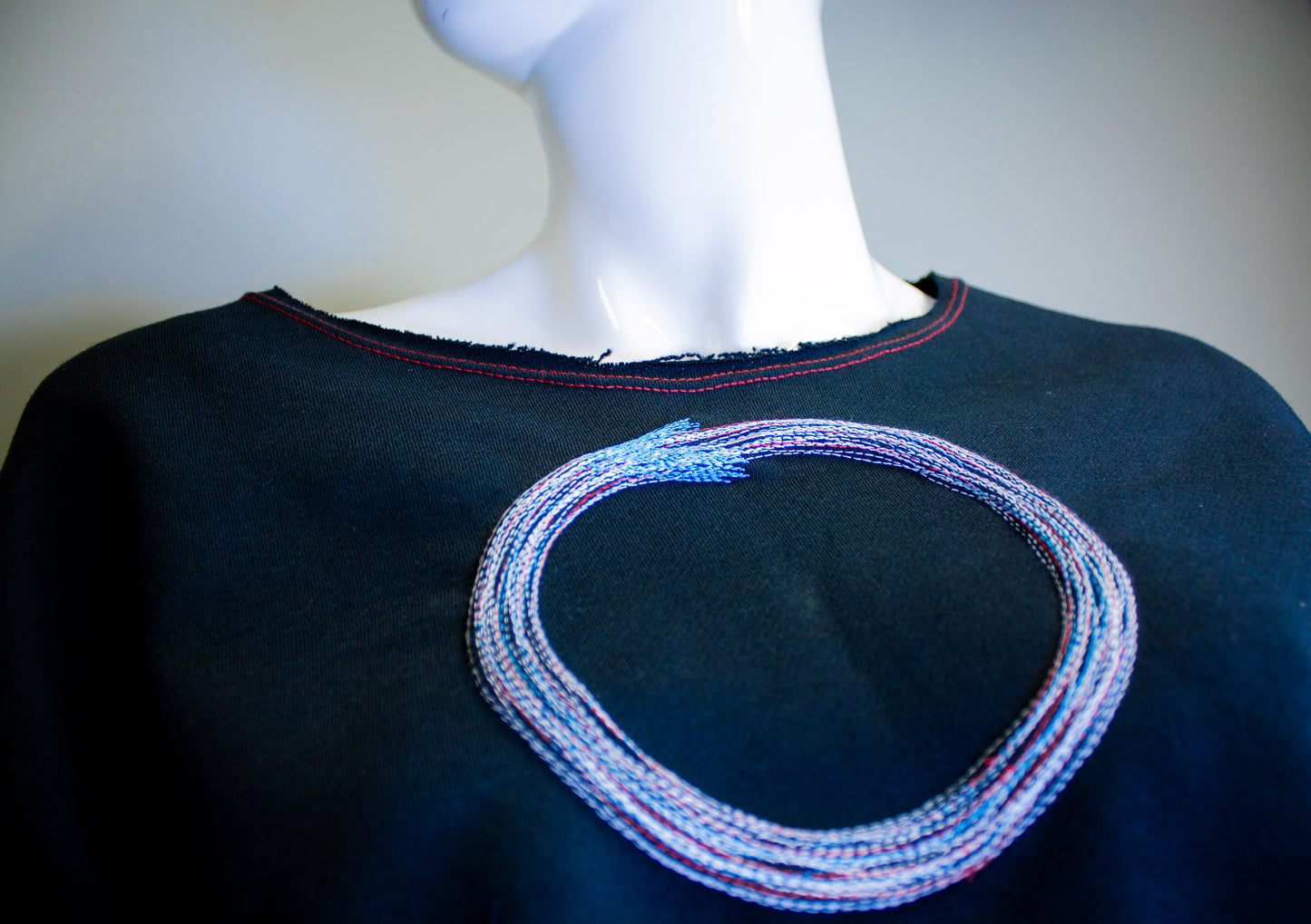 *SAMPLE SALE* ABSTRACT OUROBOROS SWEATER