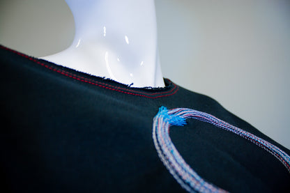 *SAMPLE SALE* ABSTRACT OUROBOROS SWEATER