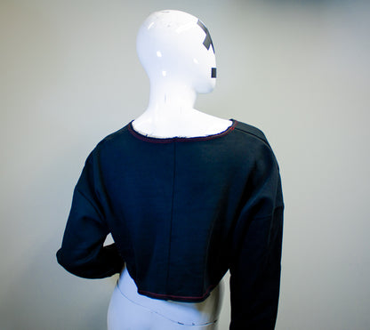 *SAMPLE SALE* ABSTRACT OUROBOROS SWEATER