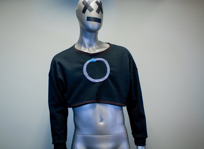 *SAMPLE SALE* ABSTRACT OUROBOROS SWEATER