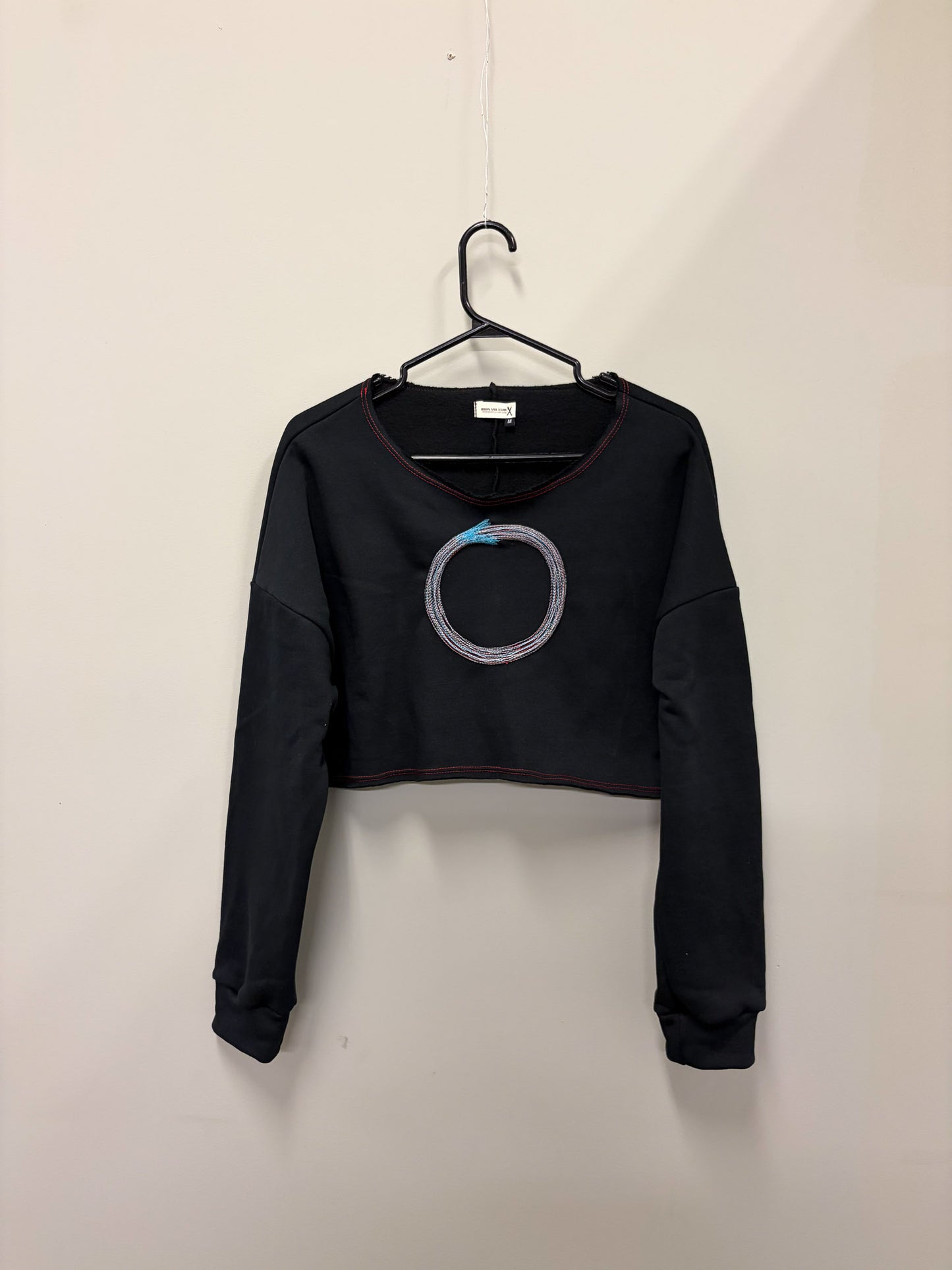 ABSTRACT OUROBOROS - Cropped Sweater