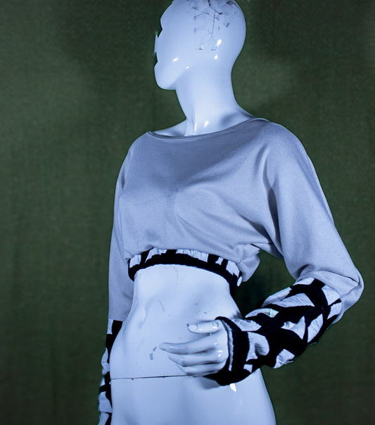 FRAGMENTED - STACKED DOLEMAN SHIRT