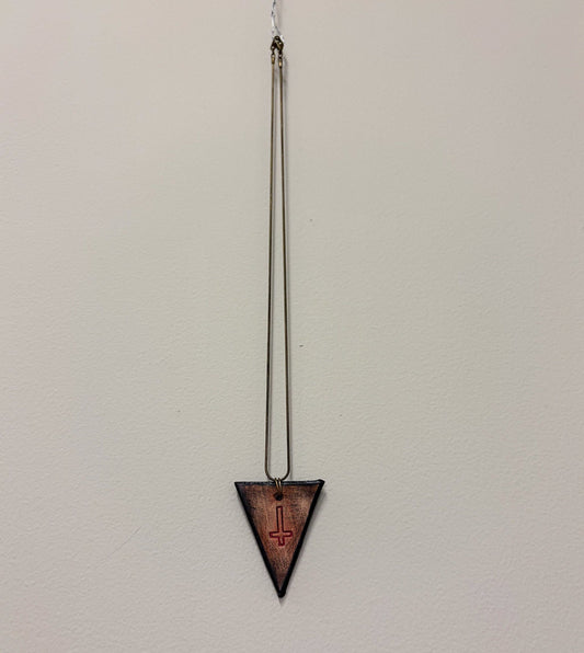 INVERTED CROSS - Necklace